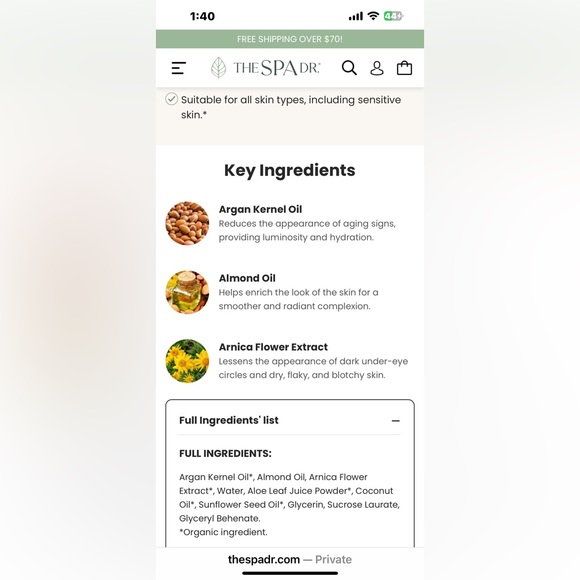 The Spa Dr- Facial Cleanser- set of 2- $49- NEW-Oil based-GMO & Cruelty free- - Picture 2 of 5